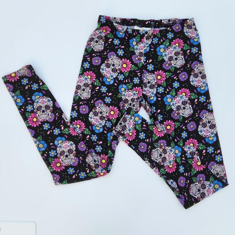 Sugar Skull Leggings Size S